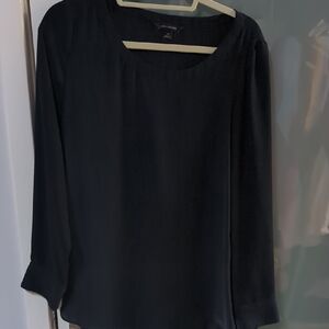 Banana Republic Blue and White 3/4 Sleeve Blouse